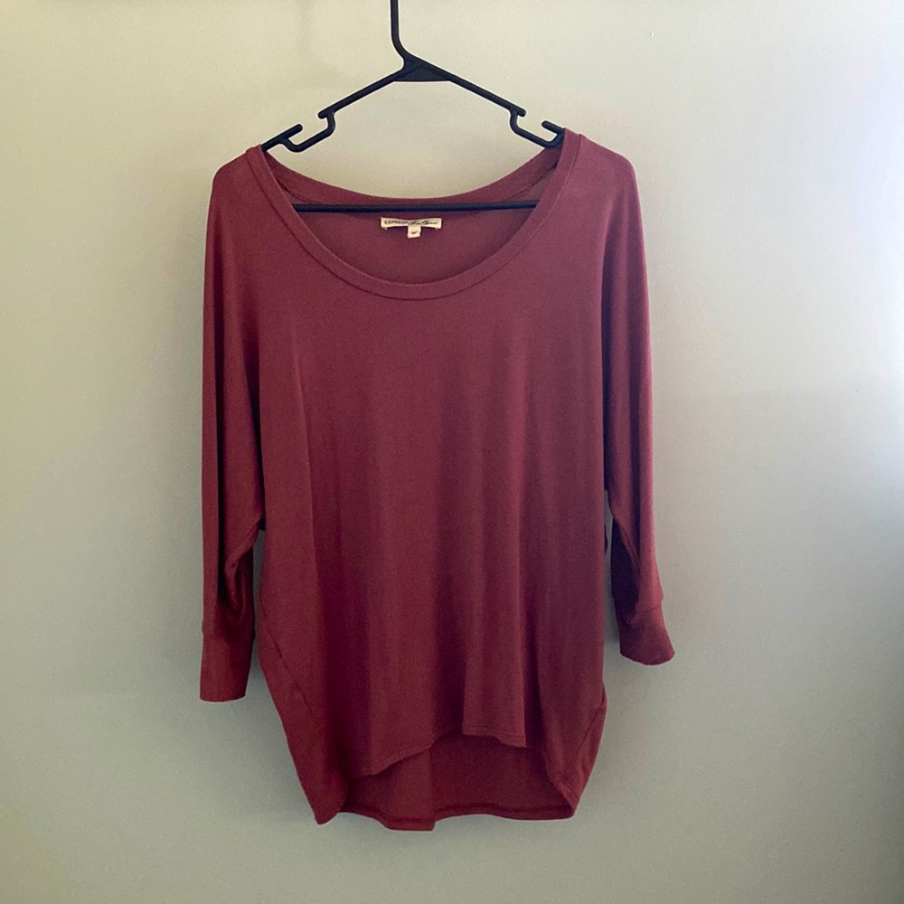 Express 3/4 sleeve top — excellent condition